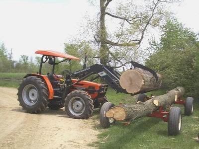 how to move logs with a skid steer|How to Move Logs with a Skid Steer Cat 259D .